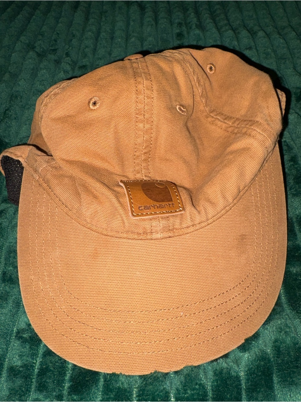 Carhartt Tan Canvas Low-Profile Cap